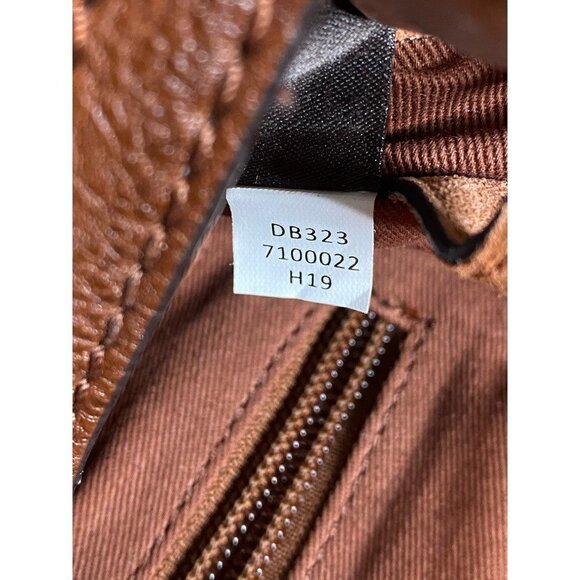 Frye Womens Db323 Shoulder Bag Brown Leather Snap Phone Pocket M New - Picture 10 of 12